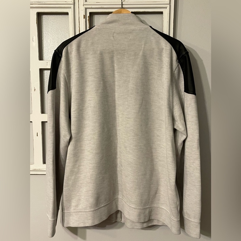 INC International Concepts Sweater w/ Zipper - Picture 3 of 13